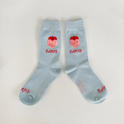 【買2對減$10✨】Second Morning X Bonjour March Lettering Socks (3款/Set)