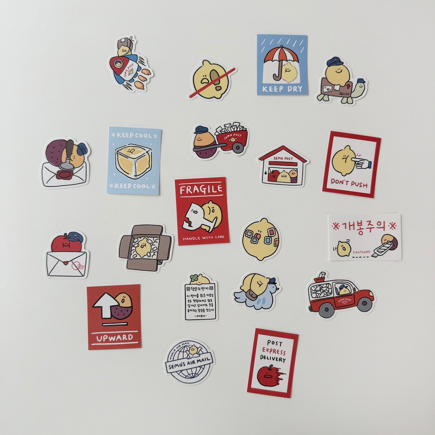 [Semo's Post Office] Tin Case Sticker Pack