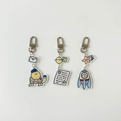 [Semo's Post Office] Acrylic Keyring (3款)