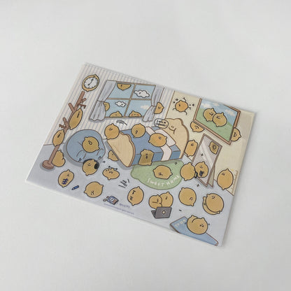 【現貨95折】Second Morning My Room Transparent Sticker 透明貼紙