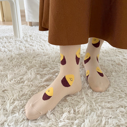 【買2對減$10✨】Second Morning X Bonjour March Pattern Socks (2款/Set)