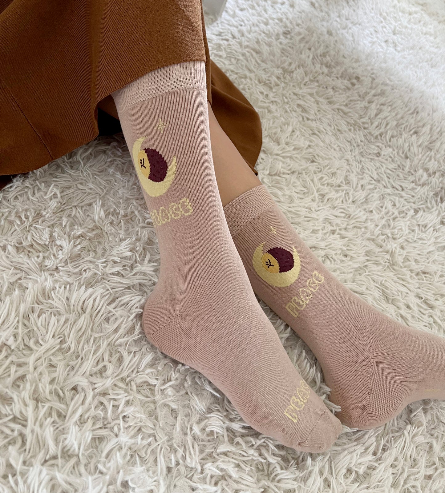 【買2對減$10✨】Second Morning X Bonjour March Lettering Socks (3款/Set)