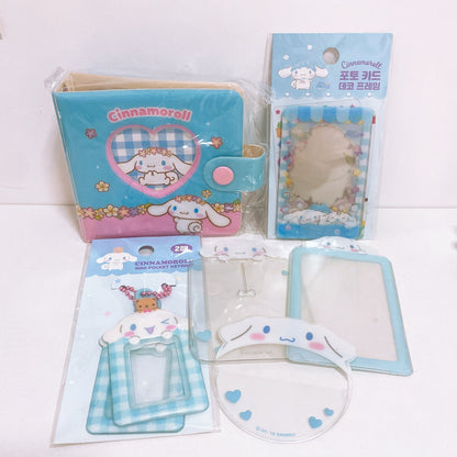 【現貨95折】Sanrio Cinnamoroll 玉桂狗卡簿、卡套、Deco Card、小卡套、襟章套