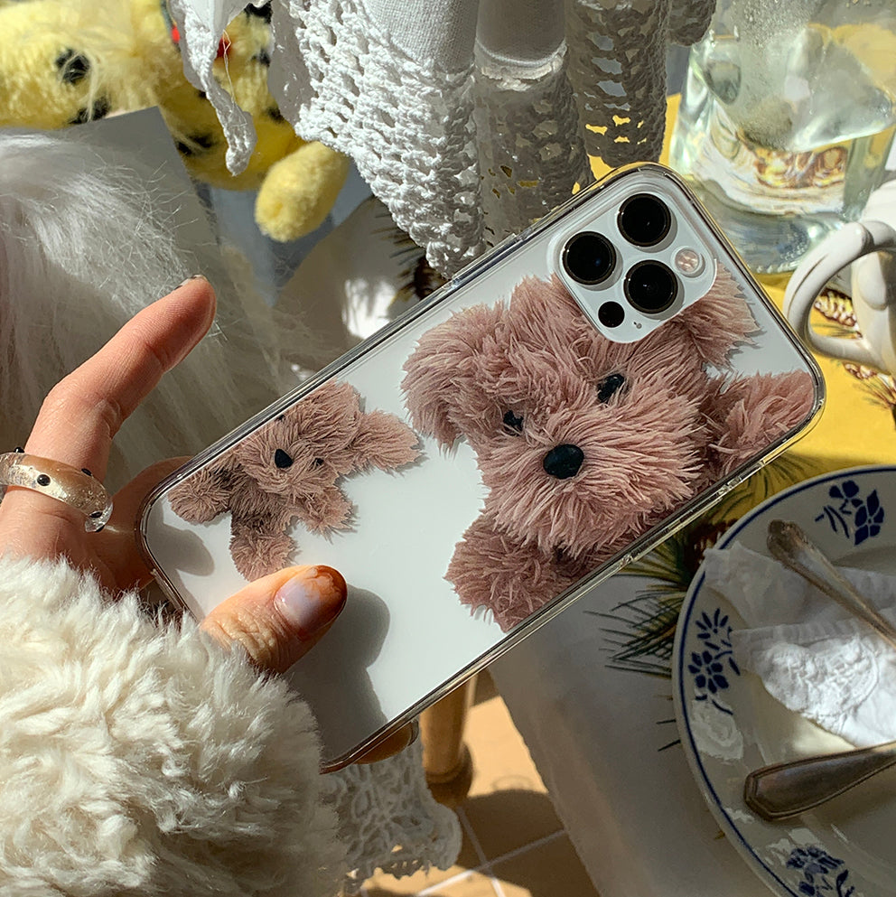 【現貨95折】Byemypie Puppy Puppy Phone Case (Hard Jelly 透明殼) #iphone 15 pro max