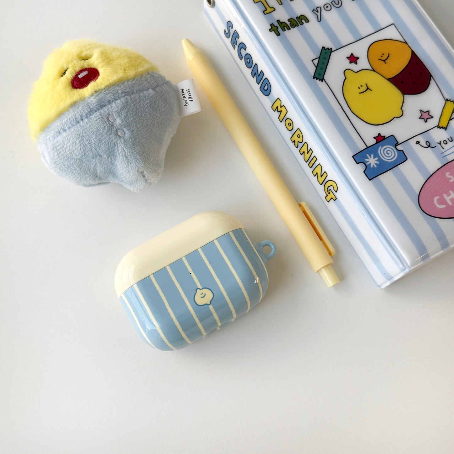 Second Morning Stripe Airpods Case