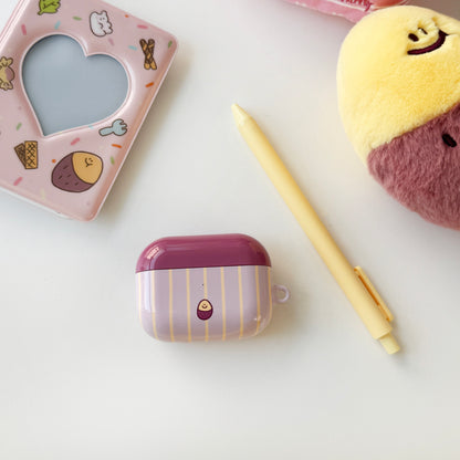 Second Morning Stripe Airpods Case