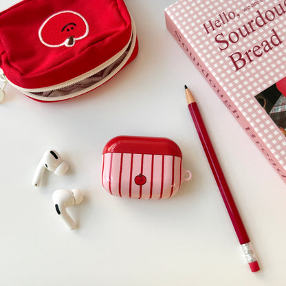 Second Morning Stripe Airpods Case
