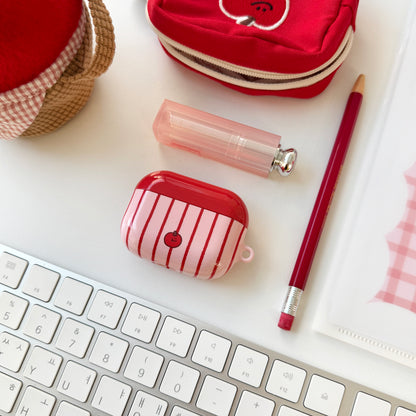 Second Morning Stripe Airpods Case