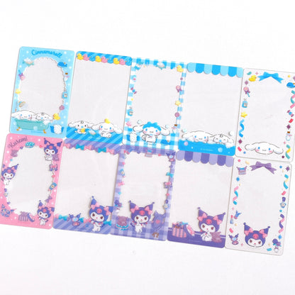 【現貨95折】Sanrio Cinnamoroll 玉桂狗卡簿、卡套、Deco Card、小卡套、襟章套