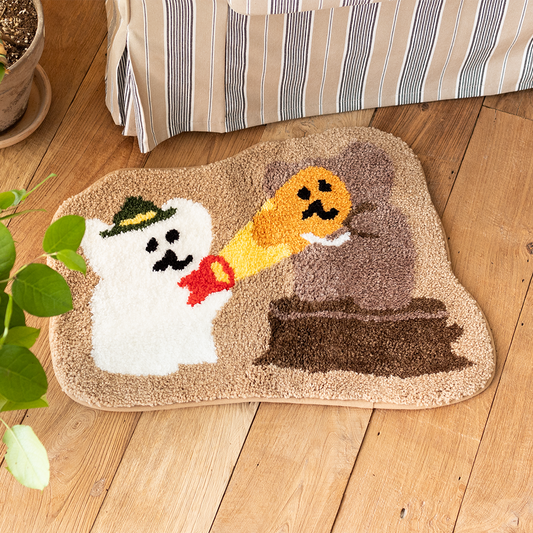 Dinotaeng Quokka & BOBO in the Woods MINI RUG