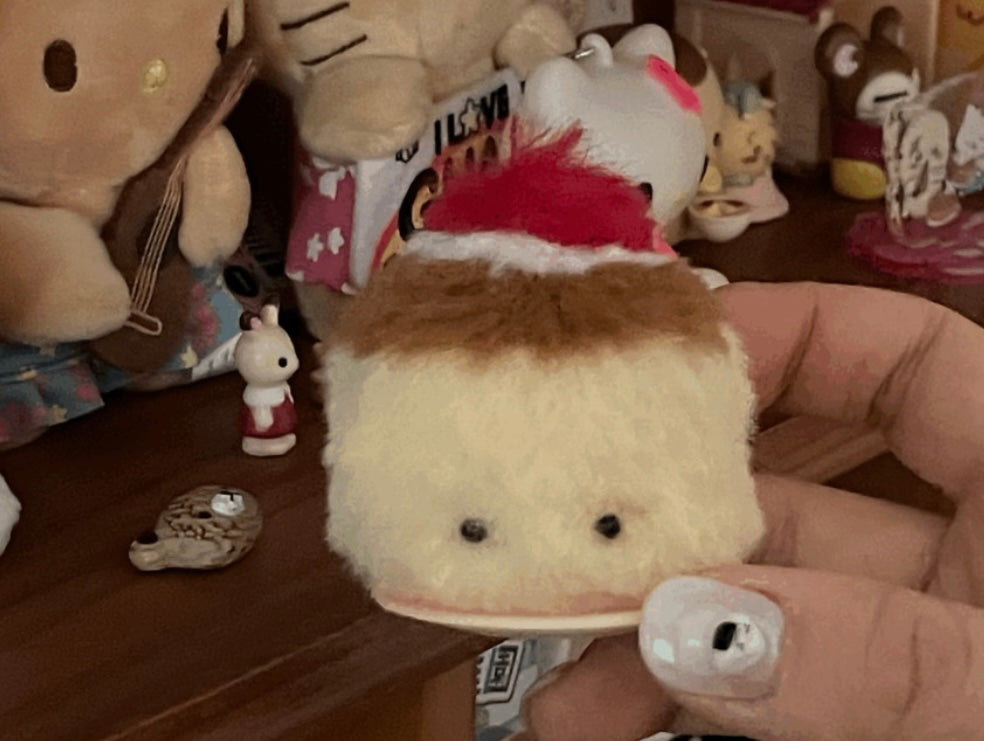 Rmooa Mini Pudding (Light yellow) Keyring