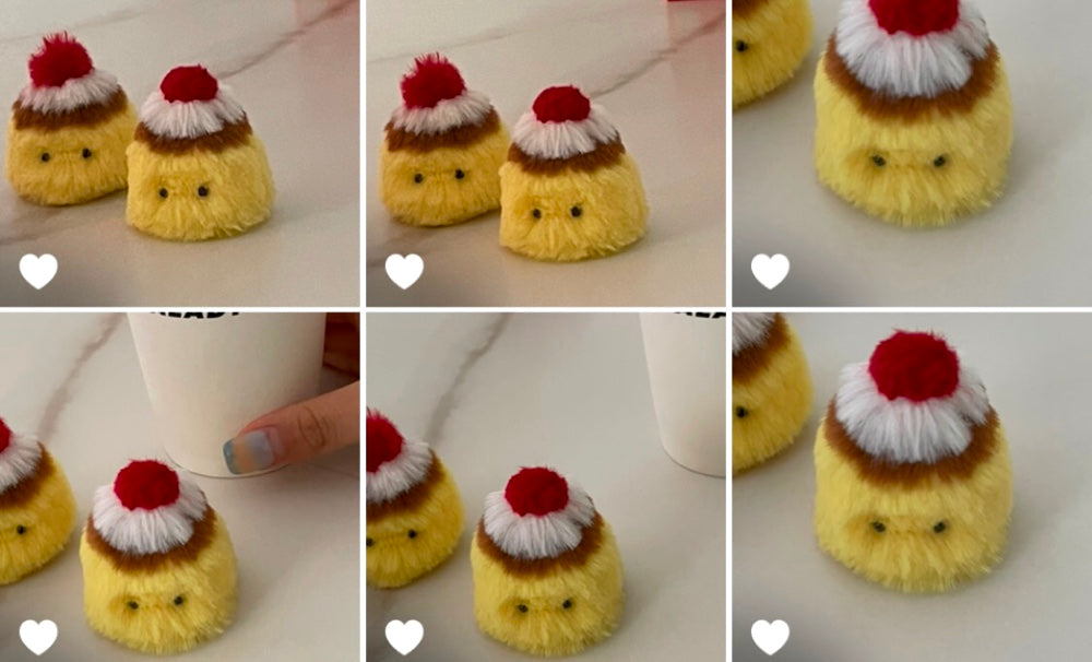 Rmooa Pudding Mini Keyring