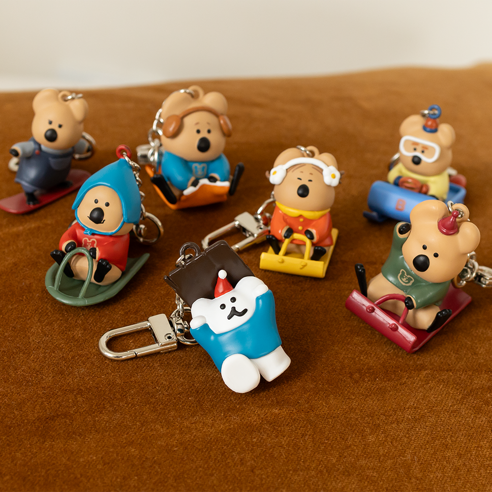 Dinotaeng COCOCUP - Ice Sledging Keychain (7款)
