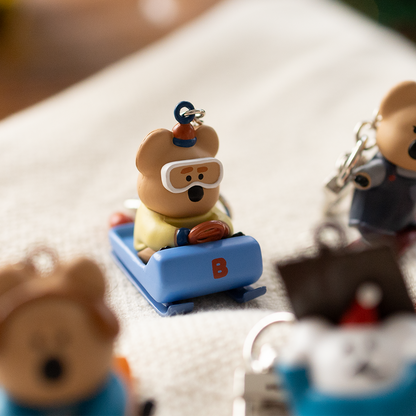 Dinotaeng COCOCUP - Ice Sledging Keychain (7款)