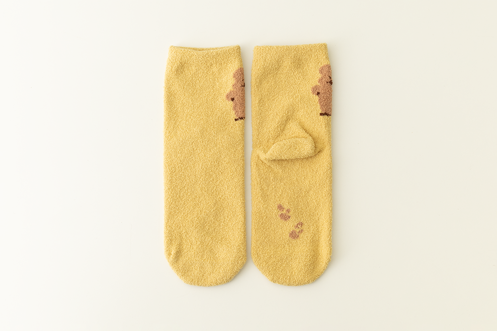 Dinotaeng Happy Quokka Fluffy Socks