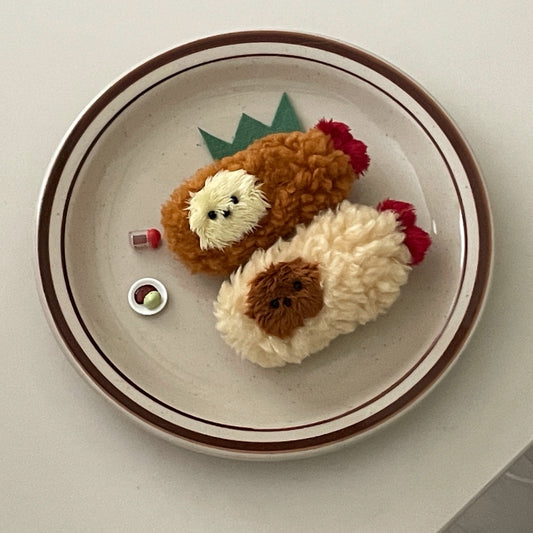 Rmooa Fried Shrimp Mini Keyring 炸蝦