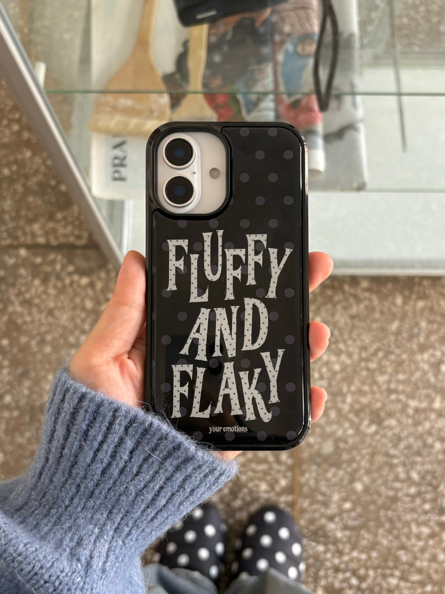 Your Emotions Fluffy and Flaky Epoxy Case (2色)