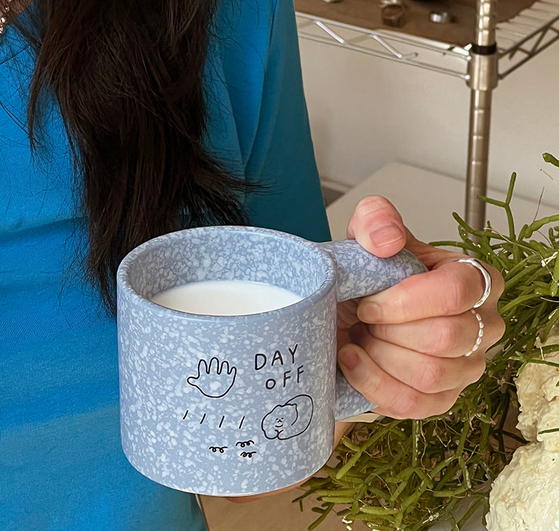 3 Months Day Off Mug Cup (2色)