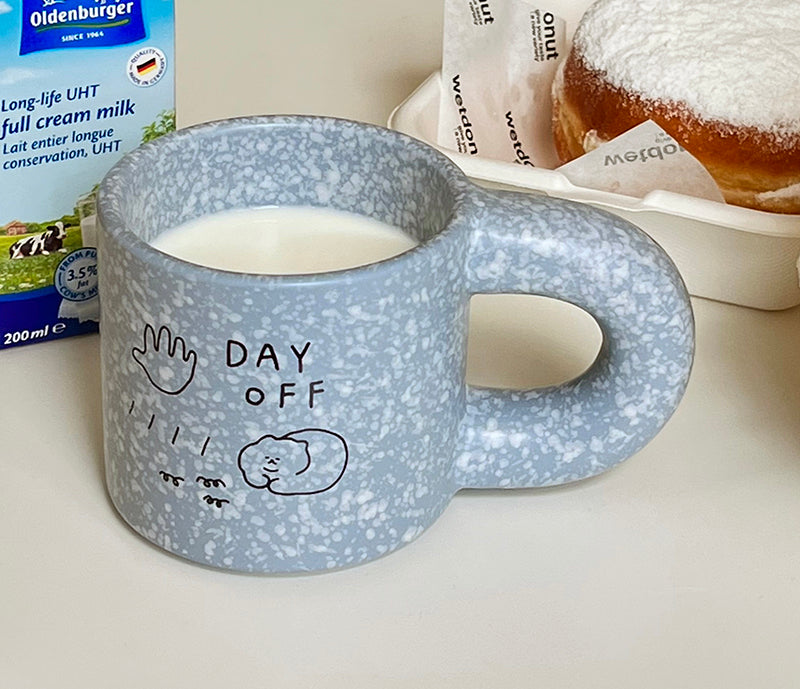 3 Months Day Off Mug Cup (2色)