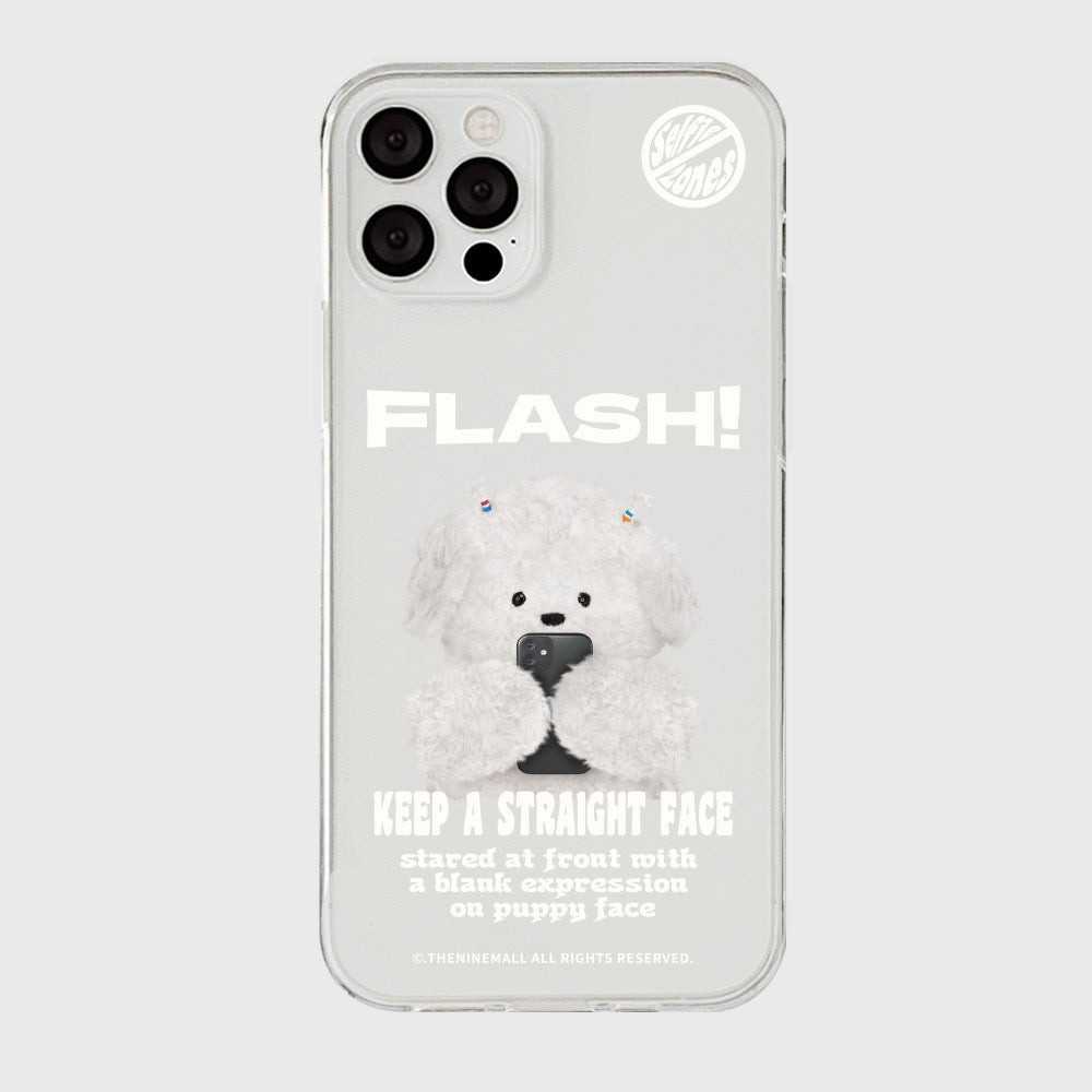 【現貨95折】Ppokku Basic Flash Phone Case (Clear 透明款) #iphone 14 pro