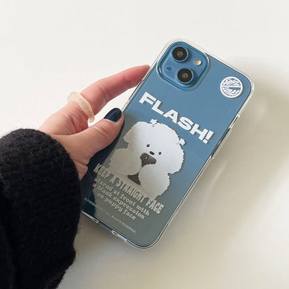 【現貨95折】Ppokku Basic Flash Phone Case (Clear 透明款) #iphone 14 pro