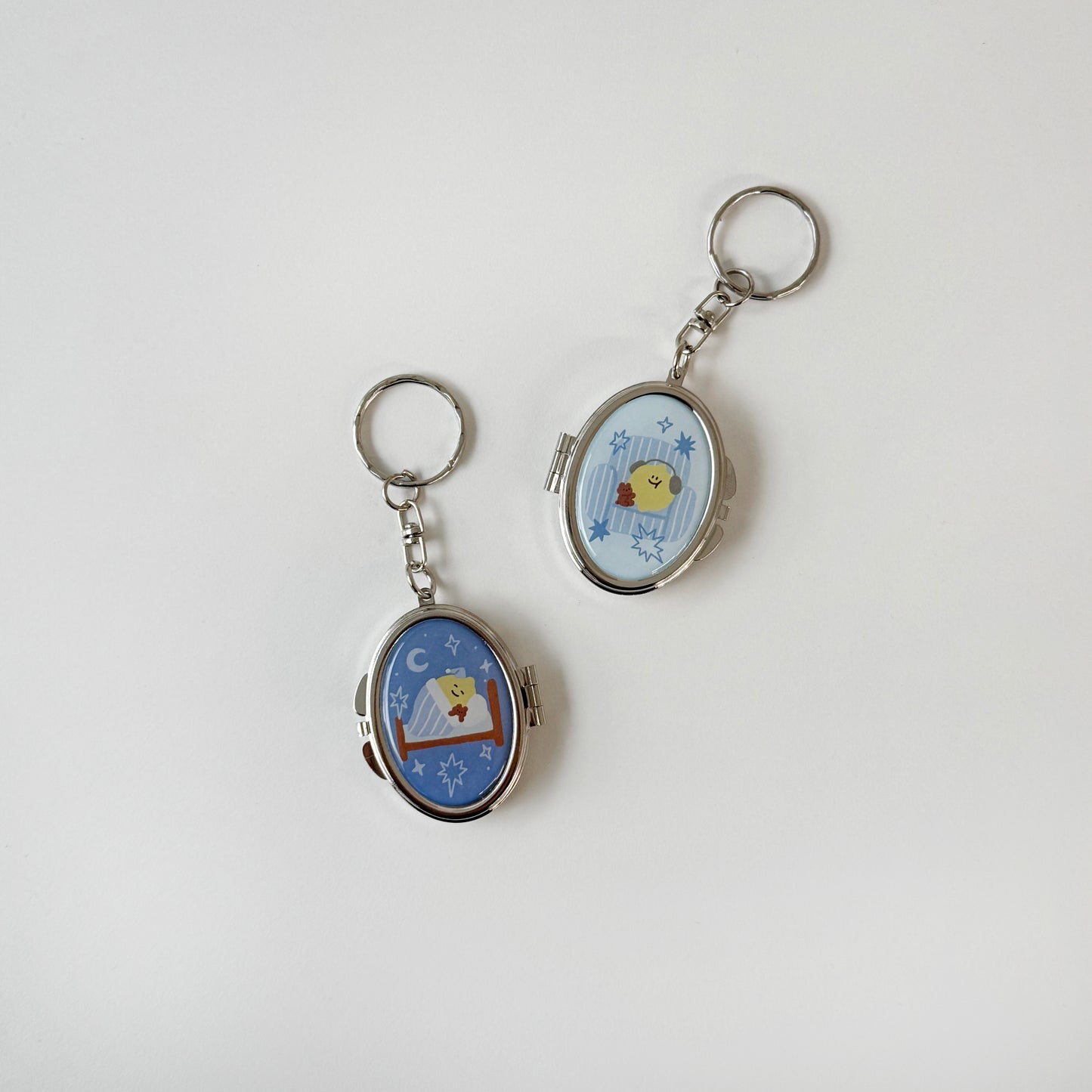 Second Morning Pendant Mirror Keyring (2款)
