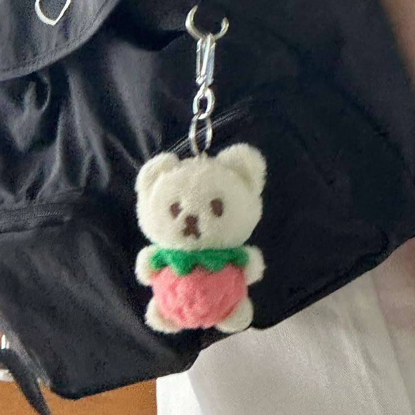 Mazzzzy Strawberry Muffin Keyring
