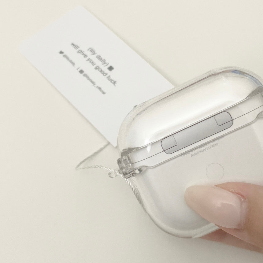 Lily Daily Clover Series Airpods Case (Clear 透明)