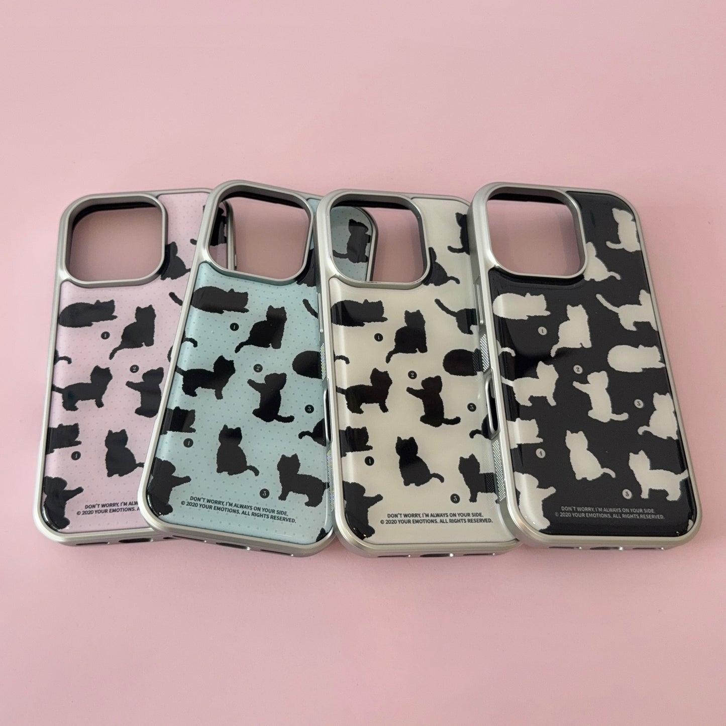 Your Emotions Beloved Cat Case (Silver Epoxy) (4色)