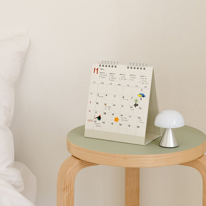 Livework 2025 Two Way Desk Calendar 檯面月曆