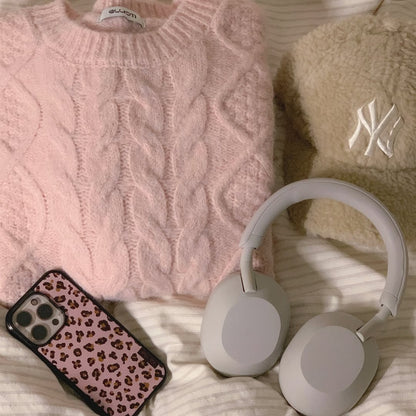 Lily Daily Leopard (Pink) Epoxy Bumper Case