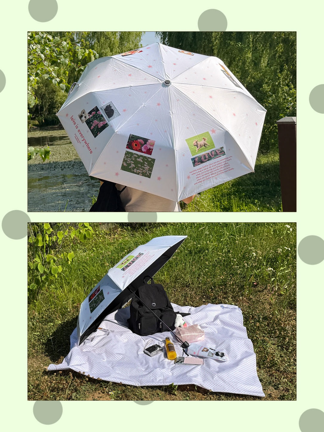 【預訂】Love Collage Umbrella 雨傘