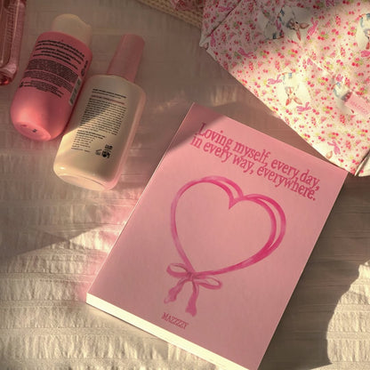 Mazzzzy All Ways to Love heart Diary