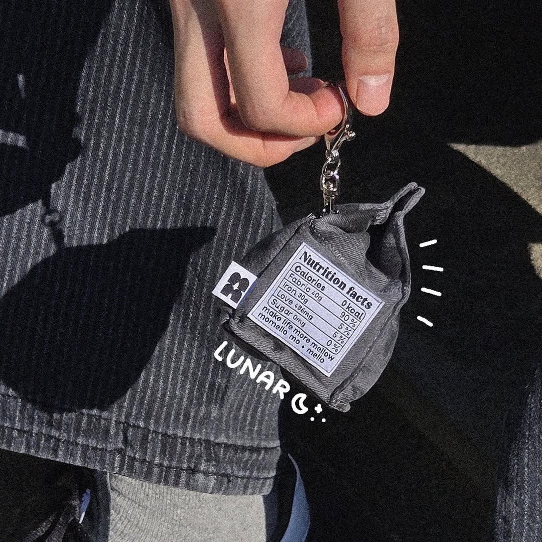 Momello Lunar Mini Milk Keyring Pouch