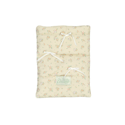 Cozing Pillow notebook pouch_Floral ivory