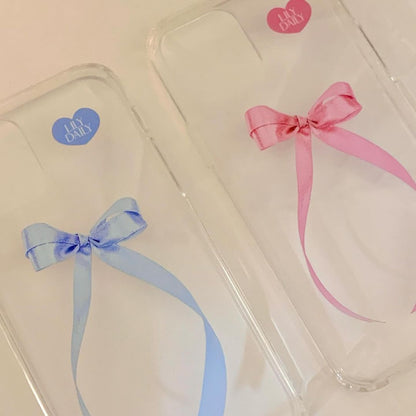 Lily daily Ribbon Jelly Hard Case / Magsafe Case (2色)