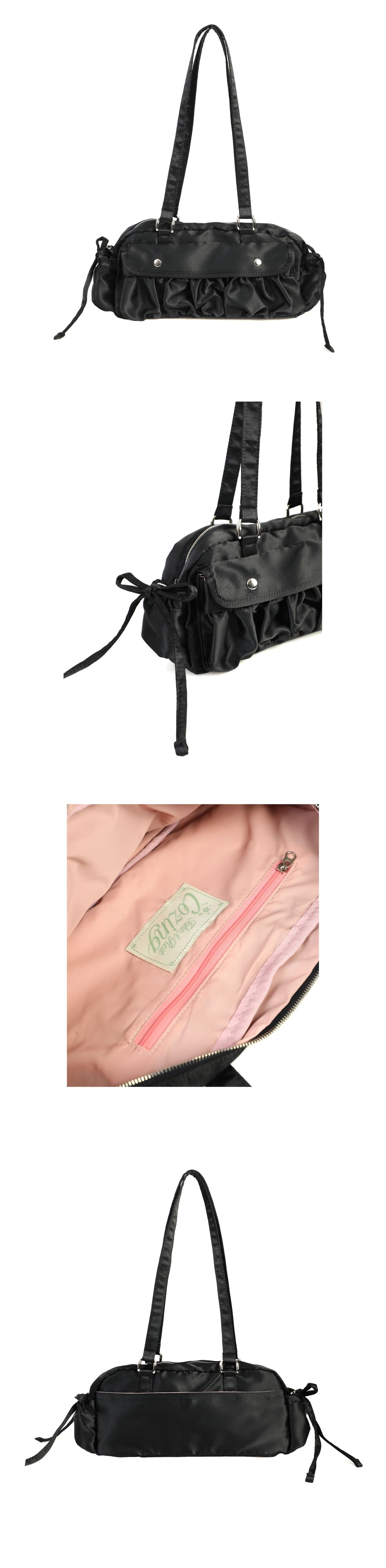 Cozing Satin shirring bag (3色)