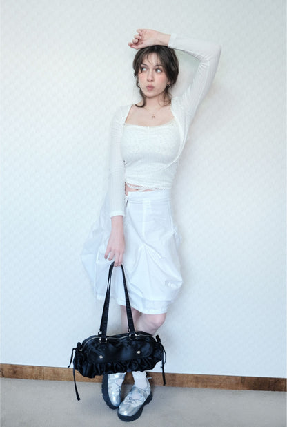 Cozing Satin shirring bag (3色)