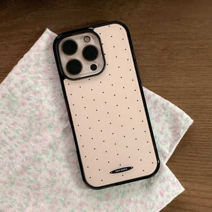 Lily Daily Tiny Dots (Beige) Epoxy Bumper Case