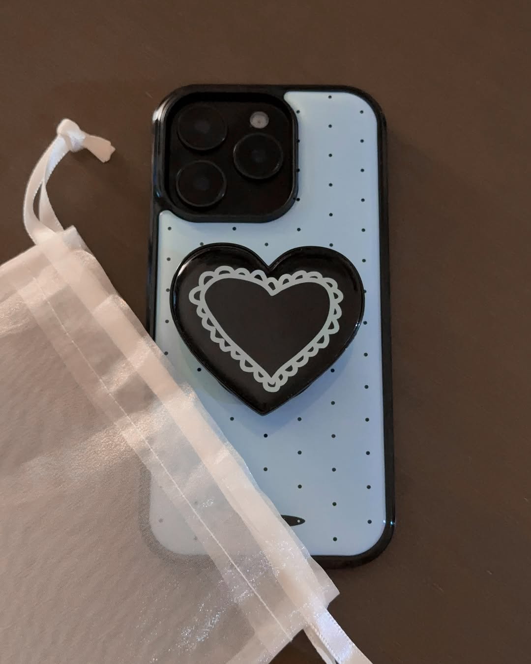 Lily Daily Tiny Dots (Iceblue) Epoxy Bumper Case
