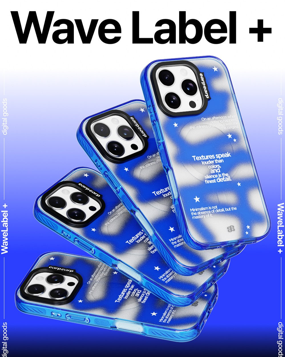 [MAGSAFE] GRAFFITI HUNT-BLUE (Wave Label+ Case)