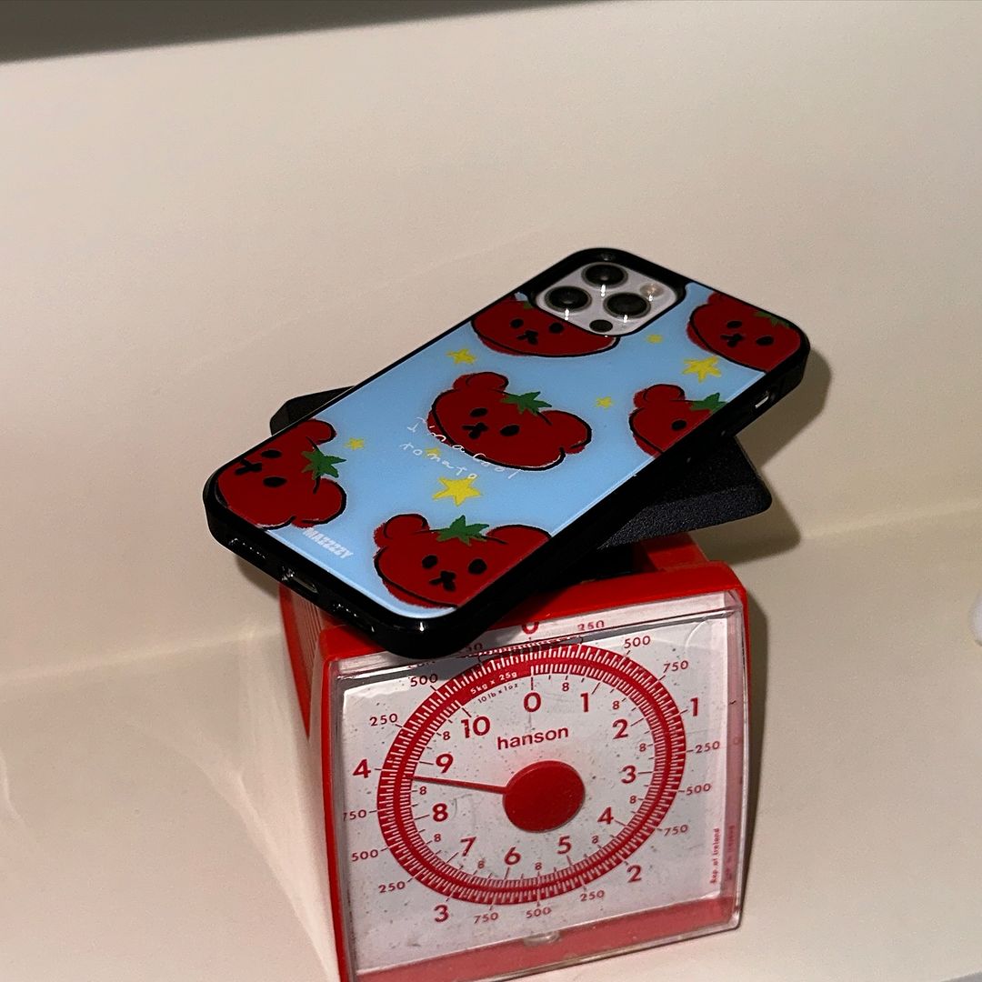 Mazzzzy [Magsafe] Tomato muffin glass case (2色)