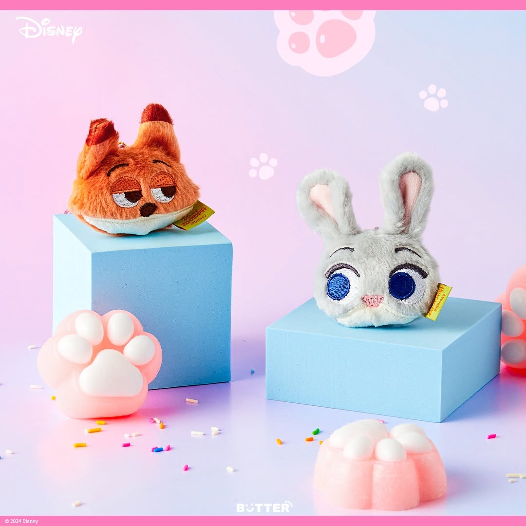 【現貨95折】Butter Shop Zootopia Face Keyring (3款)