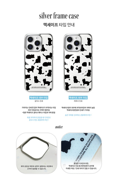 Your Emotions Beloved Cat Case (Silver Epoxy) (4色)