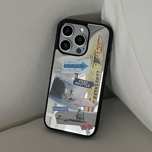 Surfing Collage Mirror Bumper Case (鏡面殼)