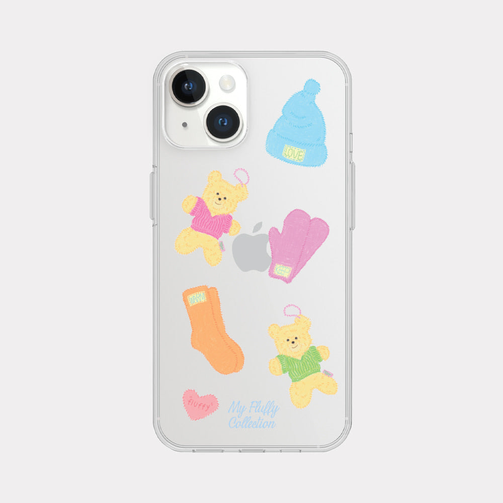 My Fluffy Collection Phone Case (Clear/Tank Clear/Clear card storage)