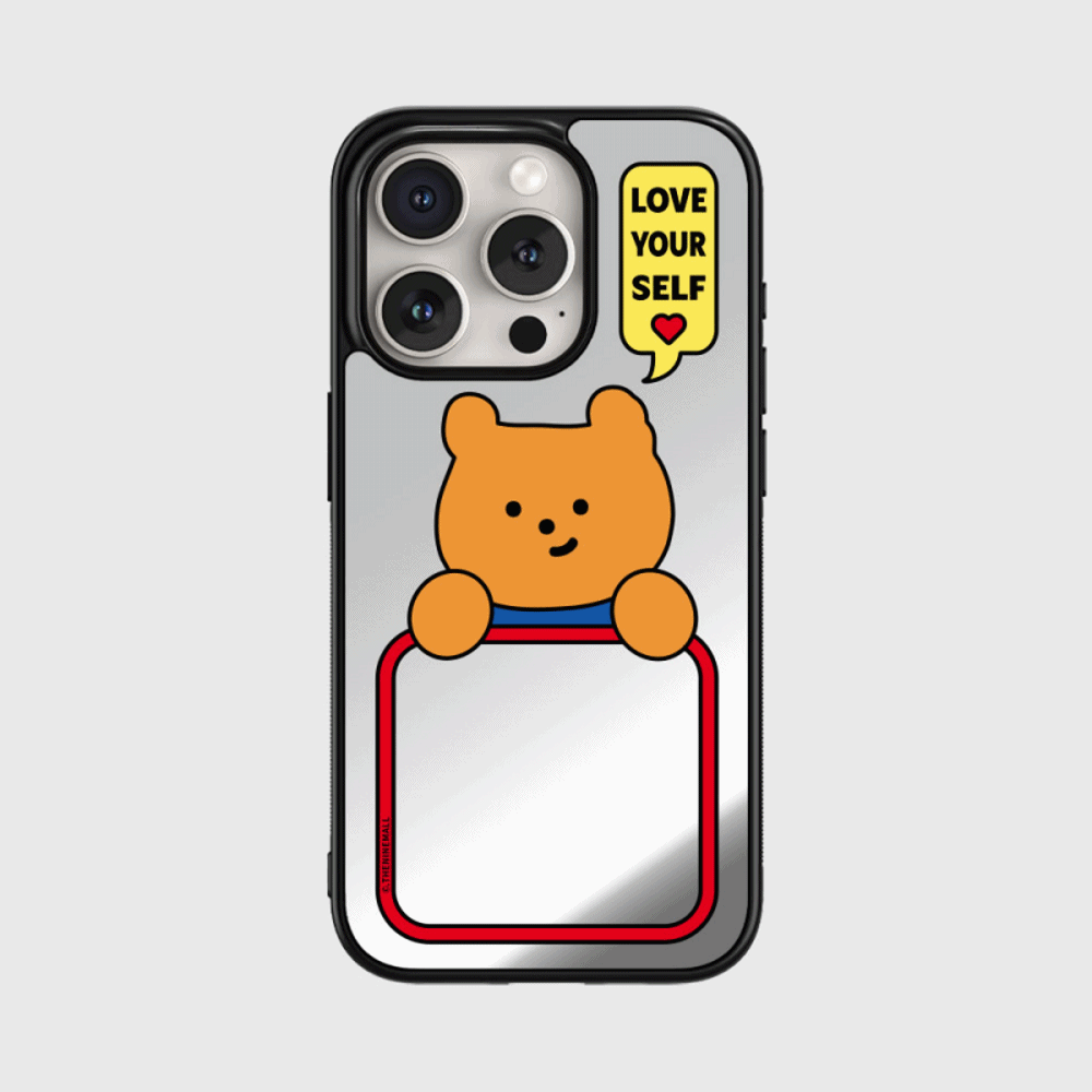 Love yourself gummy (Mirror bumper case) (2色)