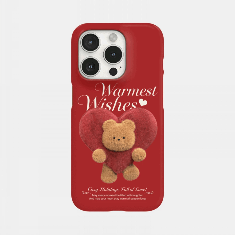 Warmest Wishes Gummy Phone Case (Hard/Card Storage/Magsafe)