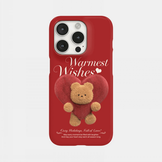 Warmest Wishes Gummy Phone Case (Hard/Card Storage/Magsafe)