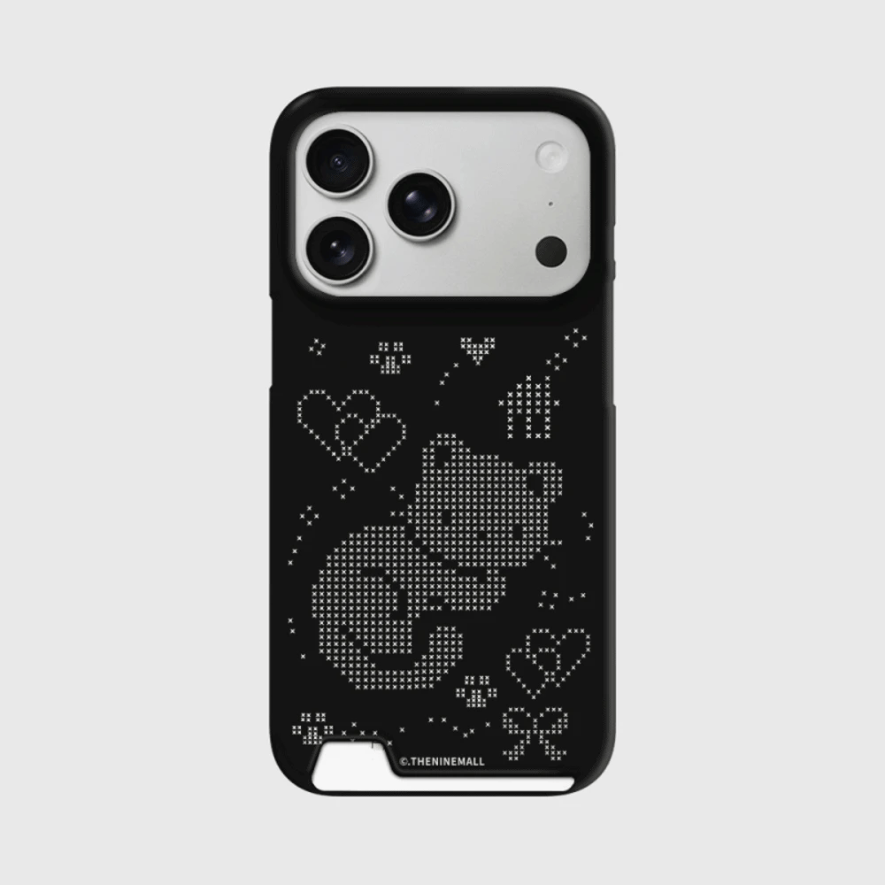 Hey Cat Stitch Phone Case (Hard/Card Storage/Magsafe)